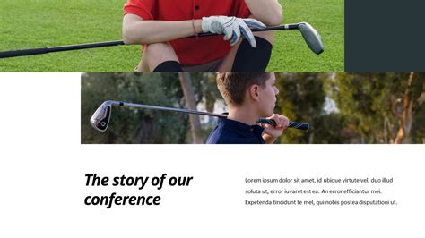 Golf Wear Ppt Templates Powerpoint Templatebusiness