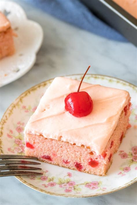 Maraschino Cherry Cake - Just so Tasty