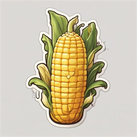 Premium Photo Corn Cartoon Vector Background