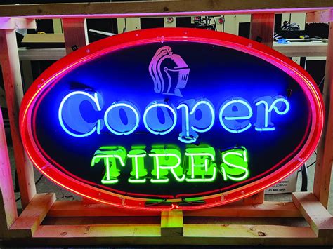 Cooper Tires Tin Neon Sign Auburn Fall Rm Sotheby S