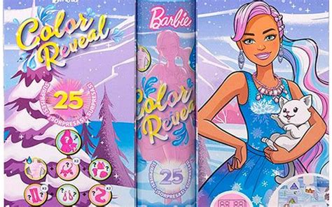 Barbie Color Reveal Advent Calendar Free Coloring Pages Printable