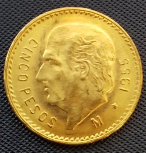 Mexico 5 Pesos 1955 Gold Catawiki