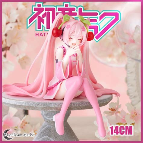 Фигурка Хатсуне Мику / Miku Hatsune розовая сакура 14CM купить на OZON ...