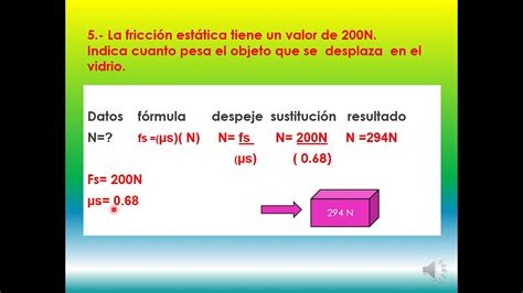 La Fuerza De FricciÓn EstÁtica Y DinÁmica Coeficientes De FricciÓn Y Problemas Resueltos 🛒🚍🛴