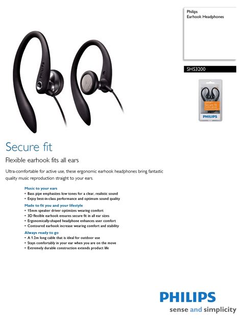 PHILIPS SHS3200 - HEADPHONES - OVER-THE-EAR MANUAL Pdf Download ...