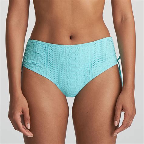 Marie Jo Swim Julia Aruba Blue Bikini Full Briefs Ropes Marie Jo