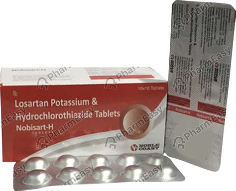 Losartan Mg Plus Hydrochlorothiazide Mg Strip Of Tablets