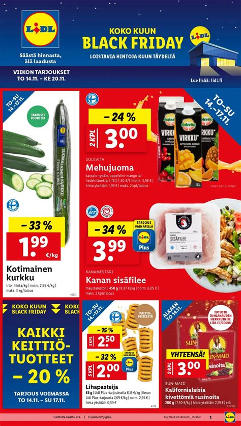 Lidl Tarjoukset Tampere Alkaen Nykyinen Tarjous