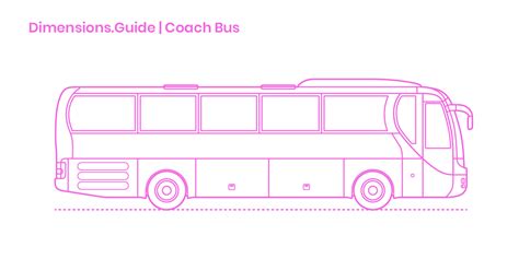 Coach Buses Dimensions And Drawings