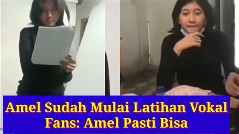 Amel Yang Mirip Nike Ardilla Sudah Mulai Latihan Vokal Fans Amel