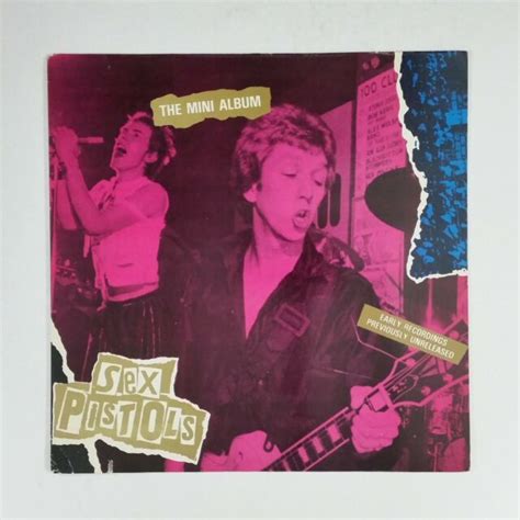 SEX PISTOLS The Mini Album 722571 LP Vinyl VG Cover VG Near Notch