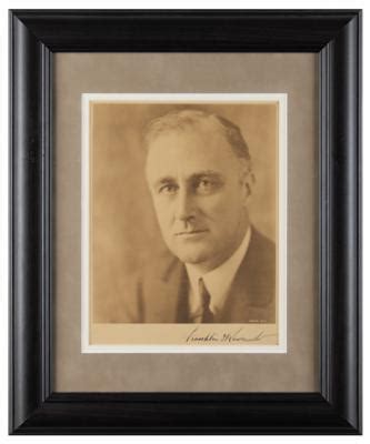 Franklin D Roosevelt Signed Photograph RR Auction