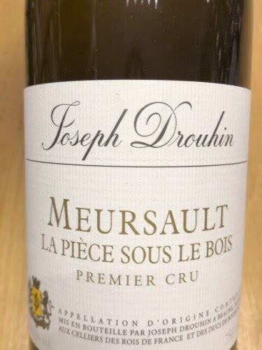 2011 Joseph Drouhin Meursault 1er Cru La pièce sous le Bois Vivino