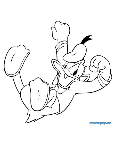 Mad Donald Duck Coloring Pages