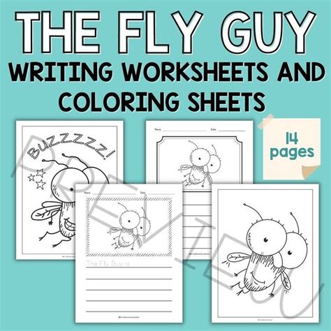 Fly Guy Coloring Pages Book Character Fly Guy Read Aloud Worksheets Fly