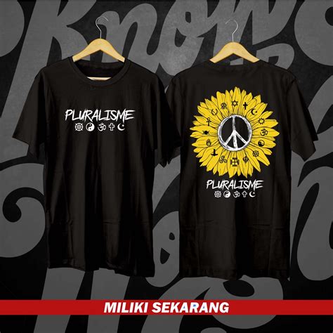 Jual Kaos Pluralisme Kaos Toleransi Shopee Indonesia