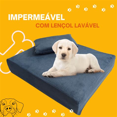 Cama Pet Cachorro E Gato Caminha Imperme Vel Len Ol Removivel E