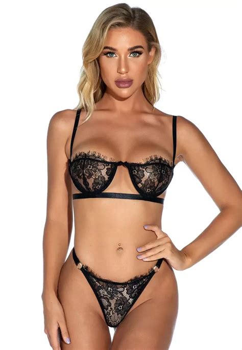 Buy Lycka Ldb Lady Two Piece Sexy Bra And Panty Lingerie Pajamas