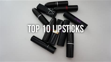 Top 10 Lipsticks Youtube