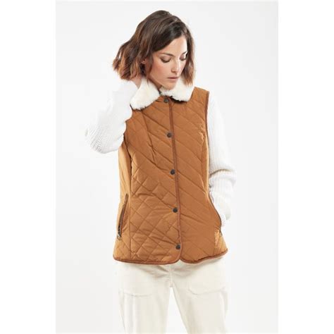 Veste Matelassée Sans Manche Beart Praline Bermudes La Redoute