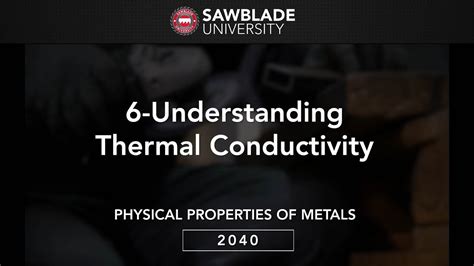 2040 06 Understanding Thermal Conductivity Youtube