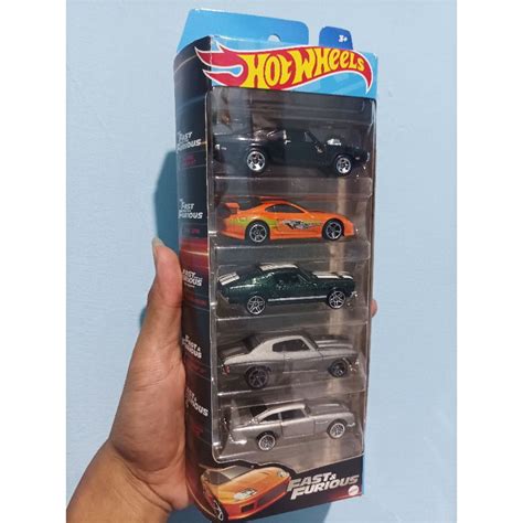 Hot Wheels Fast Furious Giftpack Contents Shopee Malaysia