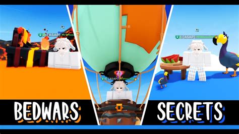 Roblox Bedwars Lobby Secrets Youtube