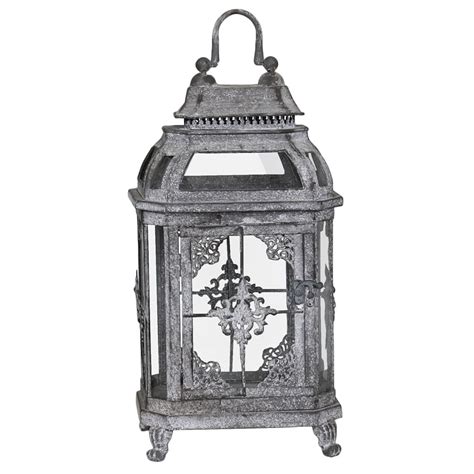 SPECIAL OBLONG METAL LANTERN 26x20x45 Cm From WJ Sampson