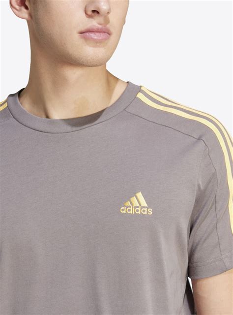 Ripley Polera Manga Corta Adidas Essentials Tiras Tejido Jersey