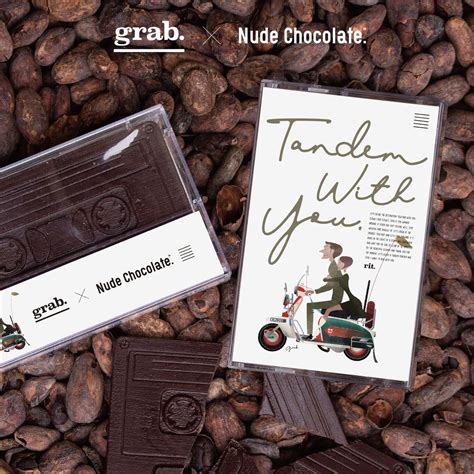 grab x Nude Chocolateカセットテープチョコレート rit cr