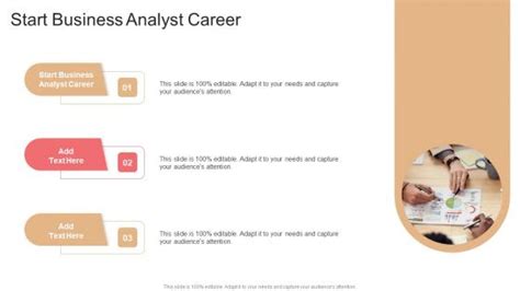 Career Business Analyst Powerpoint Presentation And Slides Ppt Slide Slideteam