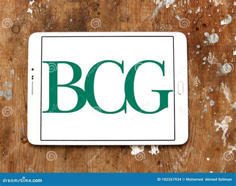 Bcg Logotipo De Boston Consulting Group Imagem De Stock Editorial