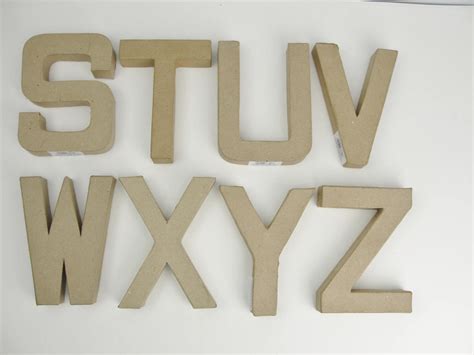 Paper Mache letters 6" tall – Craft Supply House