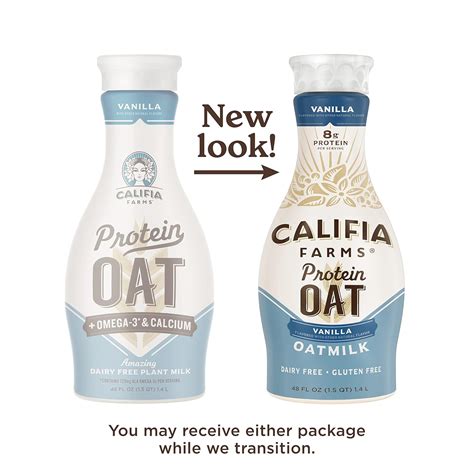 Buy Califia Farms Vanilla Protein Oat Milk Oz Dairy Free Plant