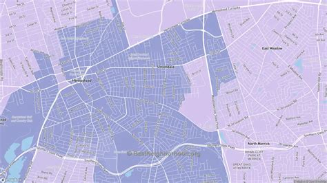 Uniondale, NY Political Map – Democrat & Republican Areas in Uniondale ...