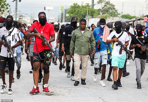 Violence grips Haiti after armed gangs released thousands of inmates | Daily Mail Online