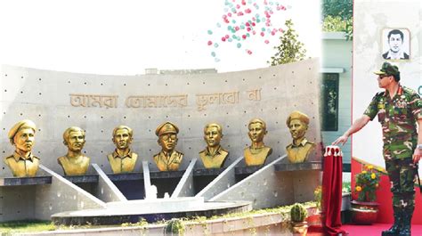 Sculpture Of 7 Bir Sreshtho Built In Dhaka Cantonment Bangladesh Post