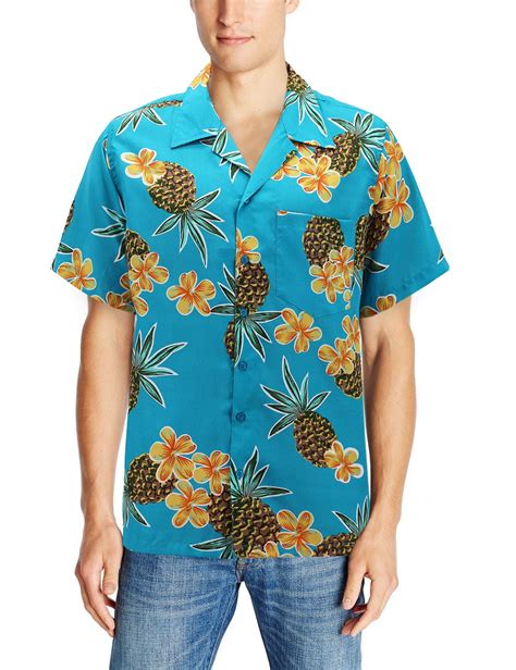 Men S Casual Tropical Hawaiian Luau Aloha Revere Beach Button Up Dress