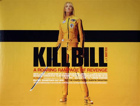 Original Kill Bill Volume 1 Movie Poster Quentin Tarantino Martial Arts