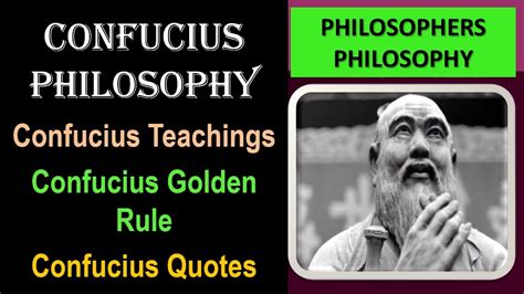 Confucius Philosophy Confucius Teachings And Golden Rule Philosophers Confucius