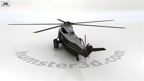 360 View Of Marine One Sikorsky VH 3D Sea King 3D Model 3DModels Store