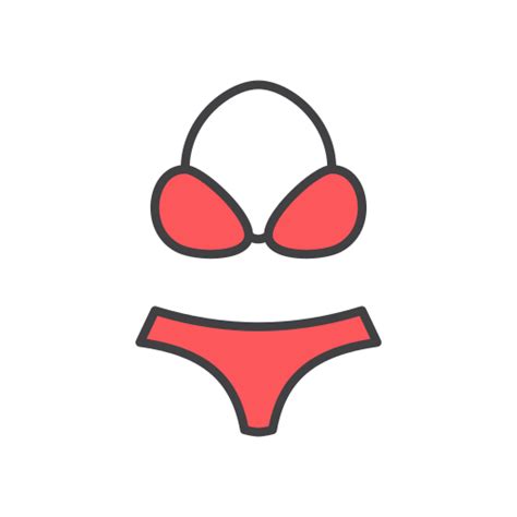 Bikini Generic Outline Color Icon