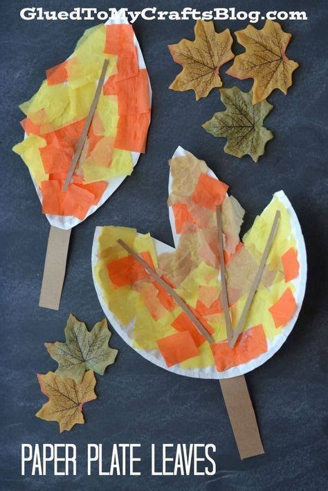 Tissue Paper Paper Plate Leaf Craft Artofit