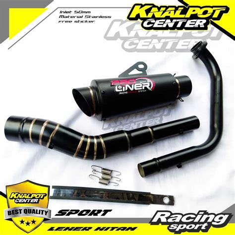 Jual Knalpot Proliner Black Doff R V V V Vixion Satria Fu Cb