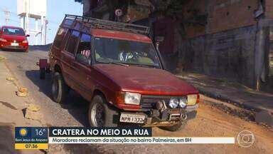 Bom Dia Minas Buraco Em Rua Preocupa Moradores Do Bairro Palmeiras