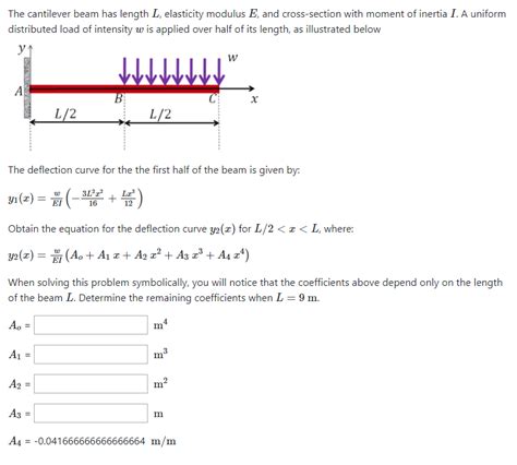 Moment Of Inertia Cantilever Beam Equation Tessshebaylo Hot Sex Picture