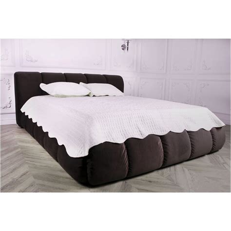 Кровать двуспальная 160х200 см коричневая Mobili - купить за 77994 руб ...