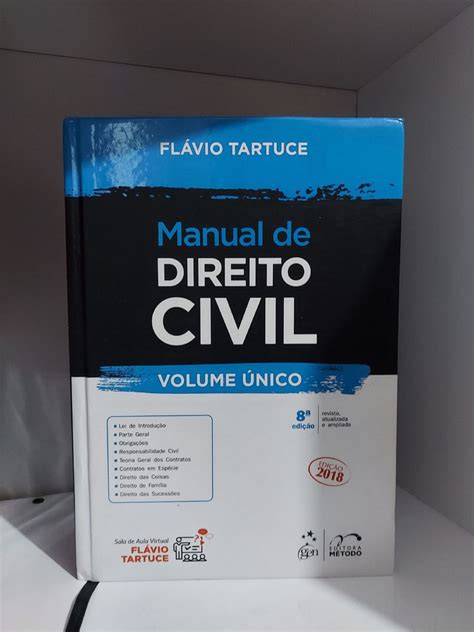 Manual de Direito Civil Volume Único Flávio Tartuce Livro Editora