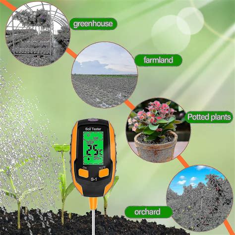 Upgraded In Soil Moisture Meter Digital Plant Temperature