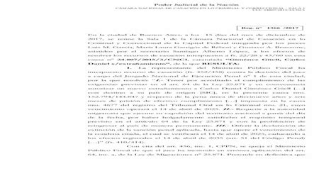 Poder Judicial De La Nación Pensamiento Penal · N° 4 Del Departamento Judicial De La Matanza